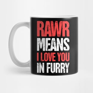 Funny Anthro Furry Fandom Fursuit Con Gift Mug